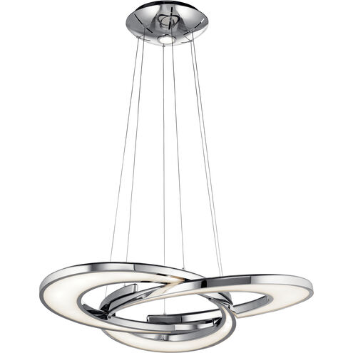 Destiny LED 36 inch Chrome Chandelier Ceiling Light