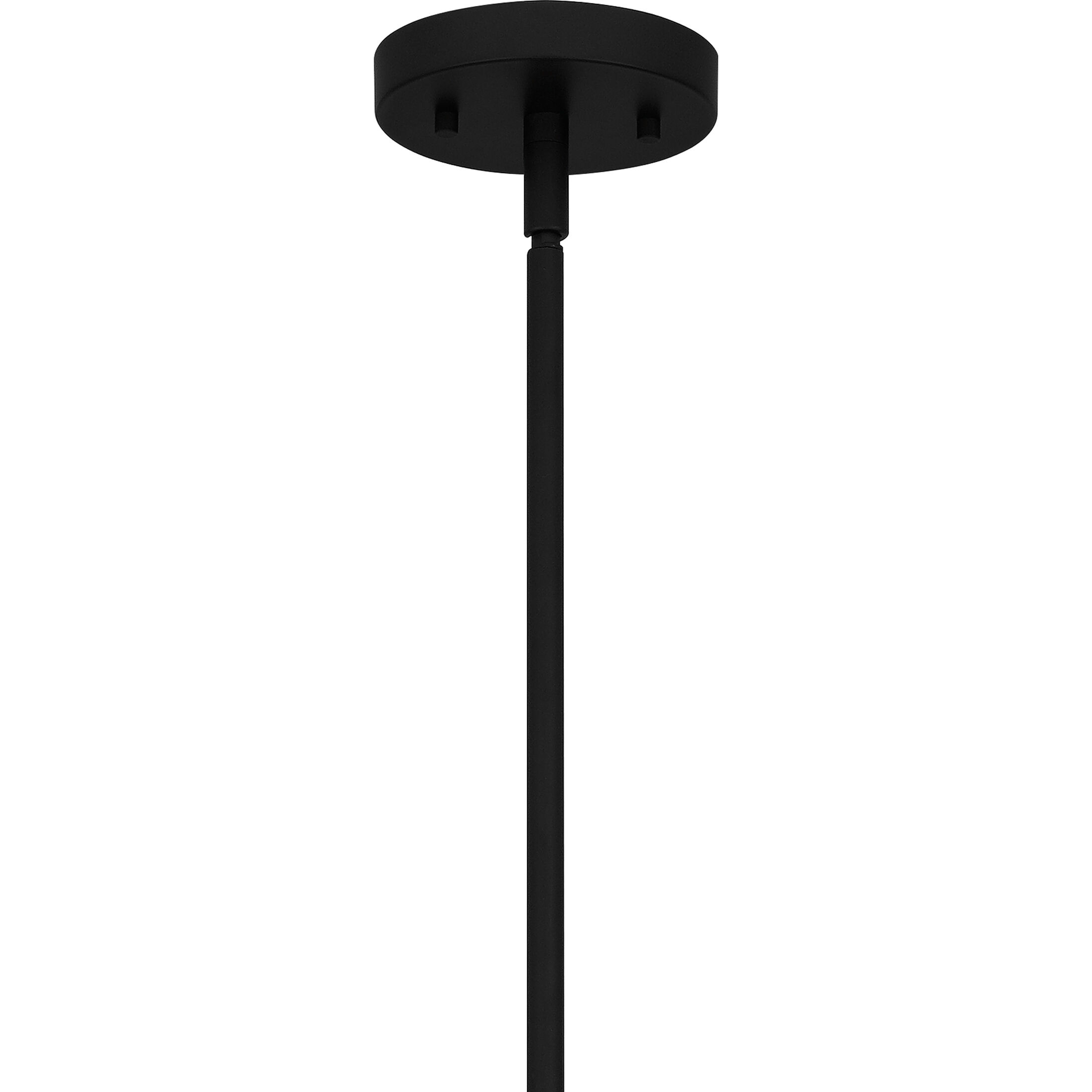 Gallagher 6 Light 42 inch Matte Black Island Light Ceiling Light