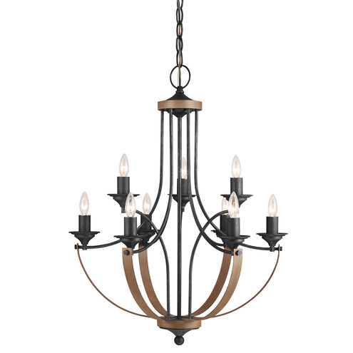 Corbeille 9 Light 27 inch Stardust Chandelier Ceiling Light