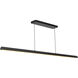 Alora Mood Dottie 60 inch Matte Black Linear Pendant Ceiling Light