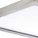 Wafer LED 15 inch Satin Nickel Flush Mount Ceiling Light