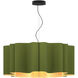 Paulina 31.5 inch Green Pendant Ceiling Light in Green/Ash, 32 in, WEP Collection