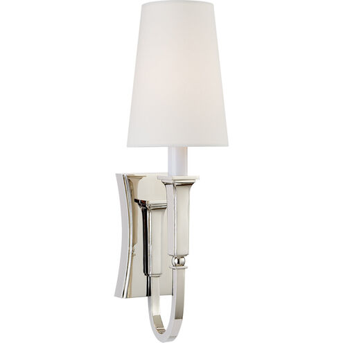 Thomas O'Brien Delphia 1 Light 5 inch Polished Nickel Single Sconce Wall Light, Small