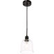 Codorus 1 Light 6 inch Black Pendant Ceiling Light