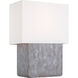 ED Ellen DeGeneres Brody 21.13 inch 9 watt Grey Weathered Steel Table Lamp Portable Light