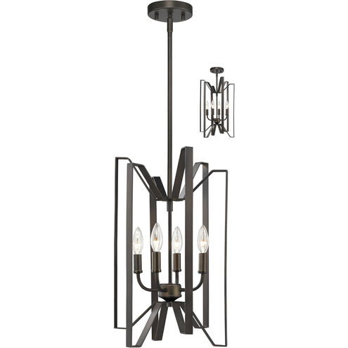 Marsala 4 Light 12 inch Bronze Chandelier Ceiling Light