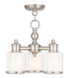 Middlebush 3 Light 16 inch Brushed Nickel Convertible Mini Chandelier/Ceiling Mount Ceiling Light