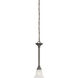 Riva 1 Light 6 inch Painted Bronze Mini Pendant Ceiling Light