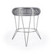 Allen Decorative Wire Side Table in Silver