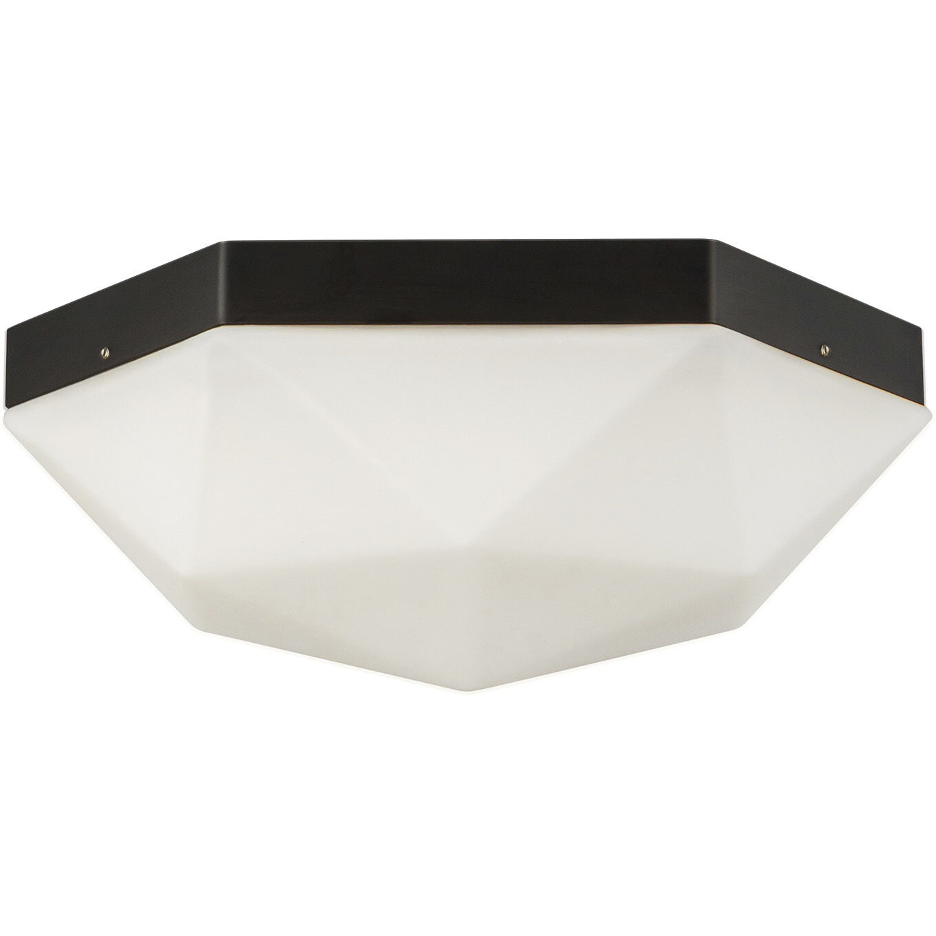 Alora Mood Krysta 2 Light 10.5 inch Matte Black/Opal Glass Flush Mount Ceiling Light
