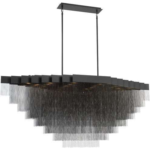 Bloomfield LED 28.5 inch Black Chandelier Ceiling Light