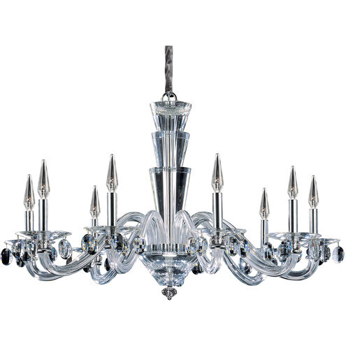 Fanshawe 9 Light 39 inch Chrome Chandelier Ceiling Light in Firenze Clear