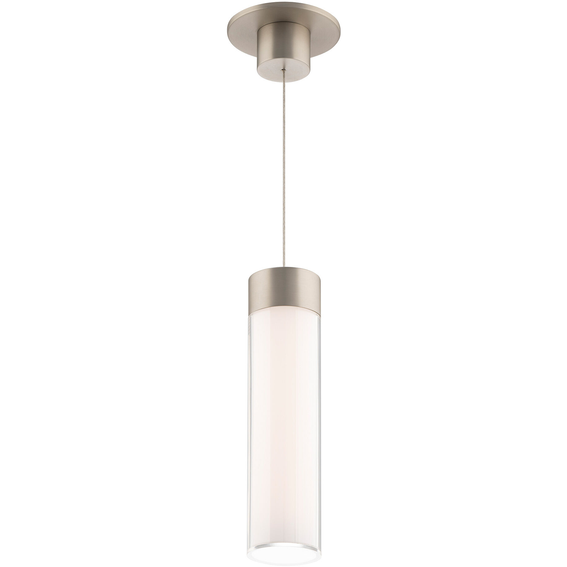 Twist-N-Lite LED 3 inch Brushed Nickel Mini-Pendant Ceiling Light, WAC Limited
