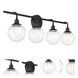 Neighborhood Que 4 Light 33 inch Flat Black Vanity Light Wall Light