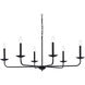 Cohen 6 Light 42 inch Black Pendant Ceiling Light