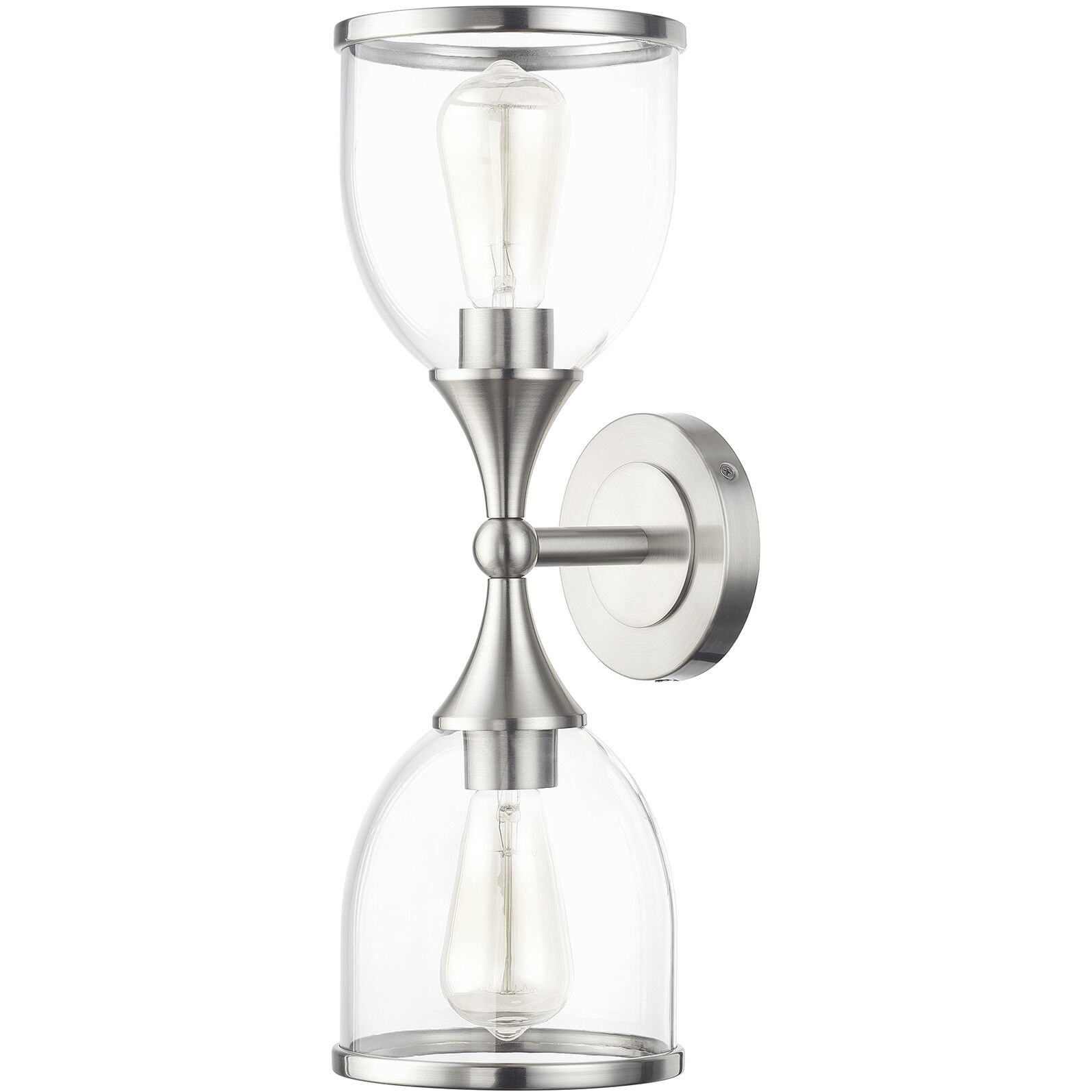 Ashridge 2 Light 6.5 inch Brushed Nickel Vanity Wall Sconce Wall Light