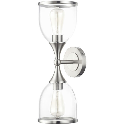 Ashridge 2 Light 6.5 inch Brushed Nickel Vanity Wall Sconce Wall Light