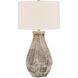 Dorothea 30 inch 150 watt Aged Stone Gray Table Lamp Portable Light