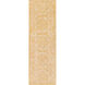 Smithsonian 96 X 30 inch Yellow and Neutral Runner, Wool