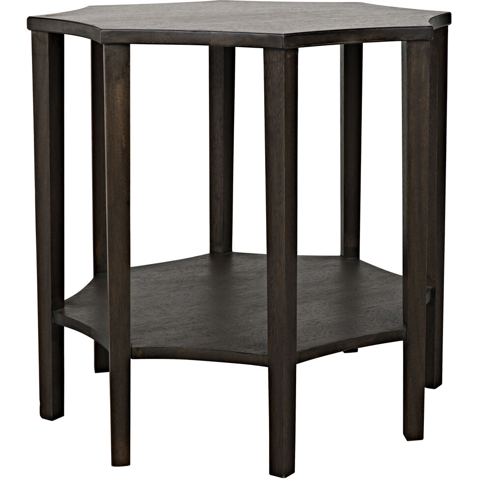 Ariana 30 X 30 inch Ebony Walnut Side Table
