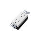 Outlet 125 White Module, Duplex