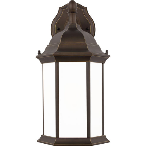 Sevier 1 Light 15.88 inch Antique Bronze Outdoor Wall Lantern, Medium