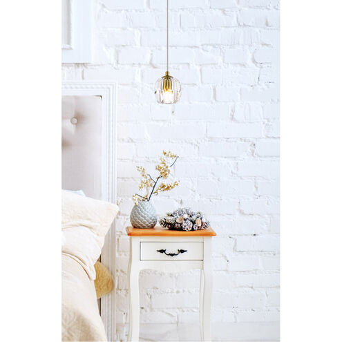 Eren 1 Light 6 inch Gold Pendant Ceiling Light