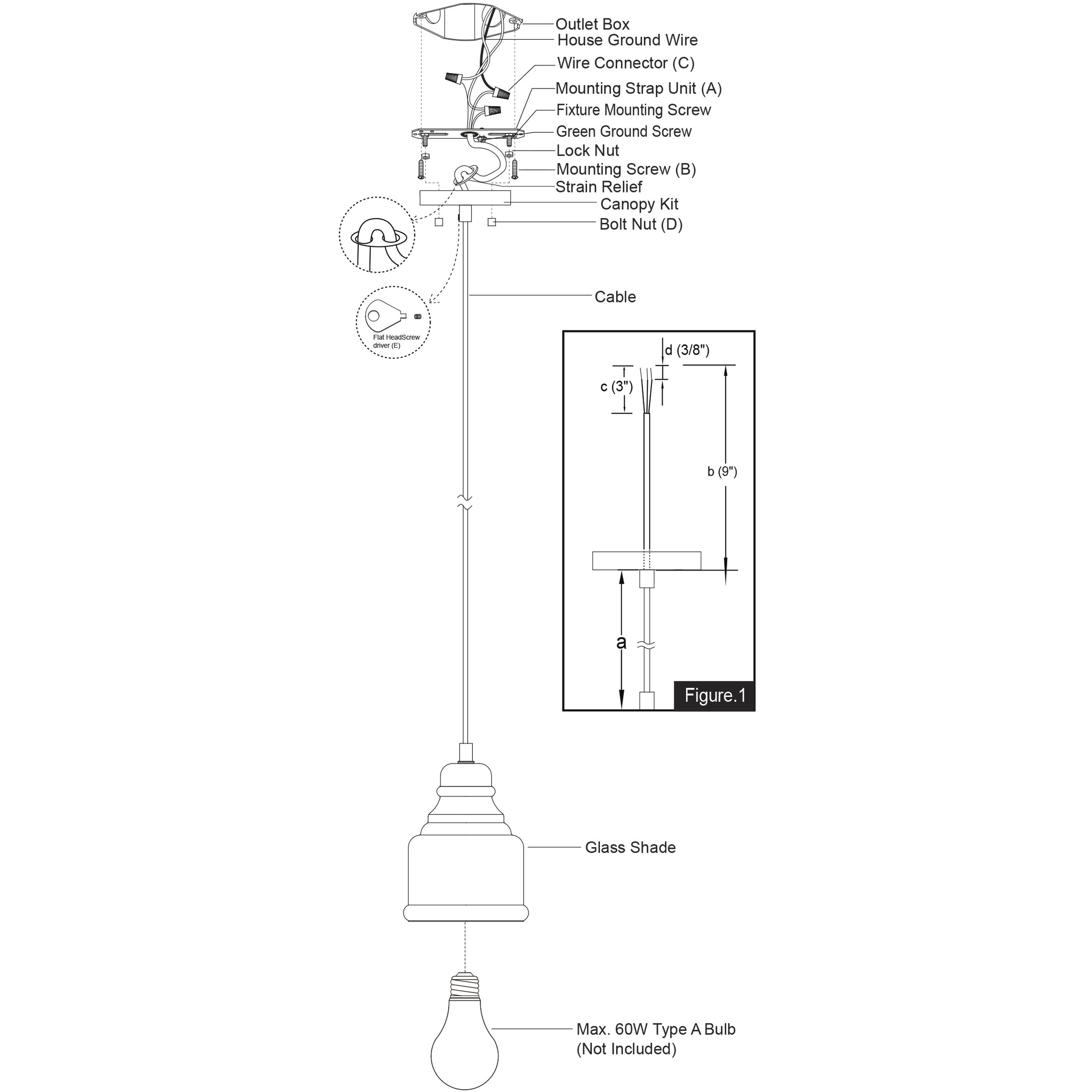Millie LED 6 inch Matte Black Mini Pendant Ceiling Light