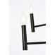 Carmella 6 Light 22 inch Black Pendant Ceiling Light
