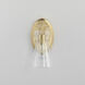 Ava 1 Light 5 inch Natural Aged Brass Bath Vanity Wall Light