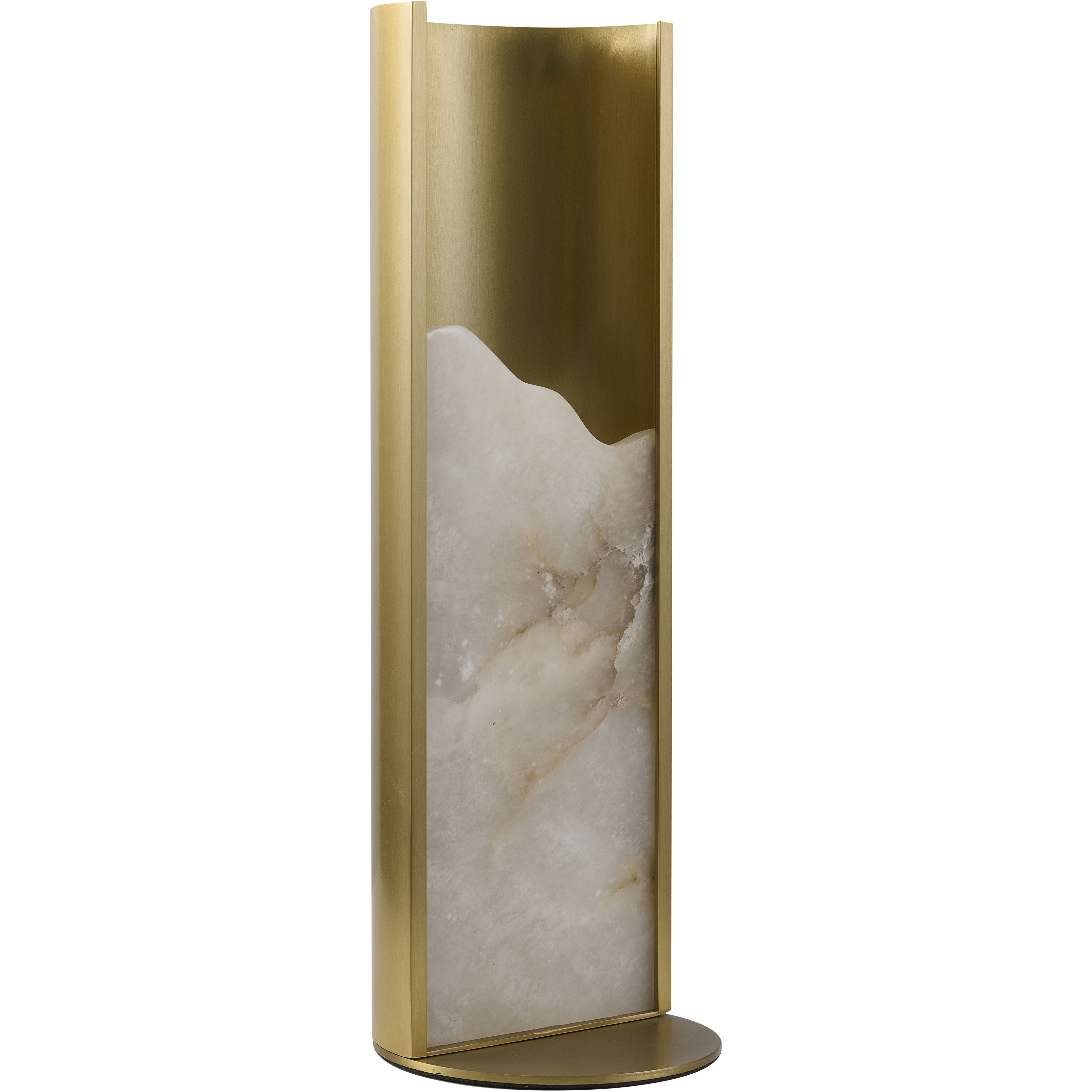 Canada 14 inch 5 watt Satin Brass Table Lamp Portable Light