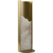 Canada 14 inch 5 watt Satin Brass Table Lamp Portable Light