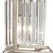 Linares 1 Light 6.5 inch Aged Platinum Mini Pendant Ceiling Light