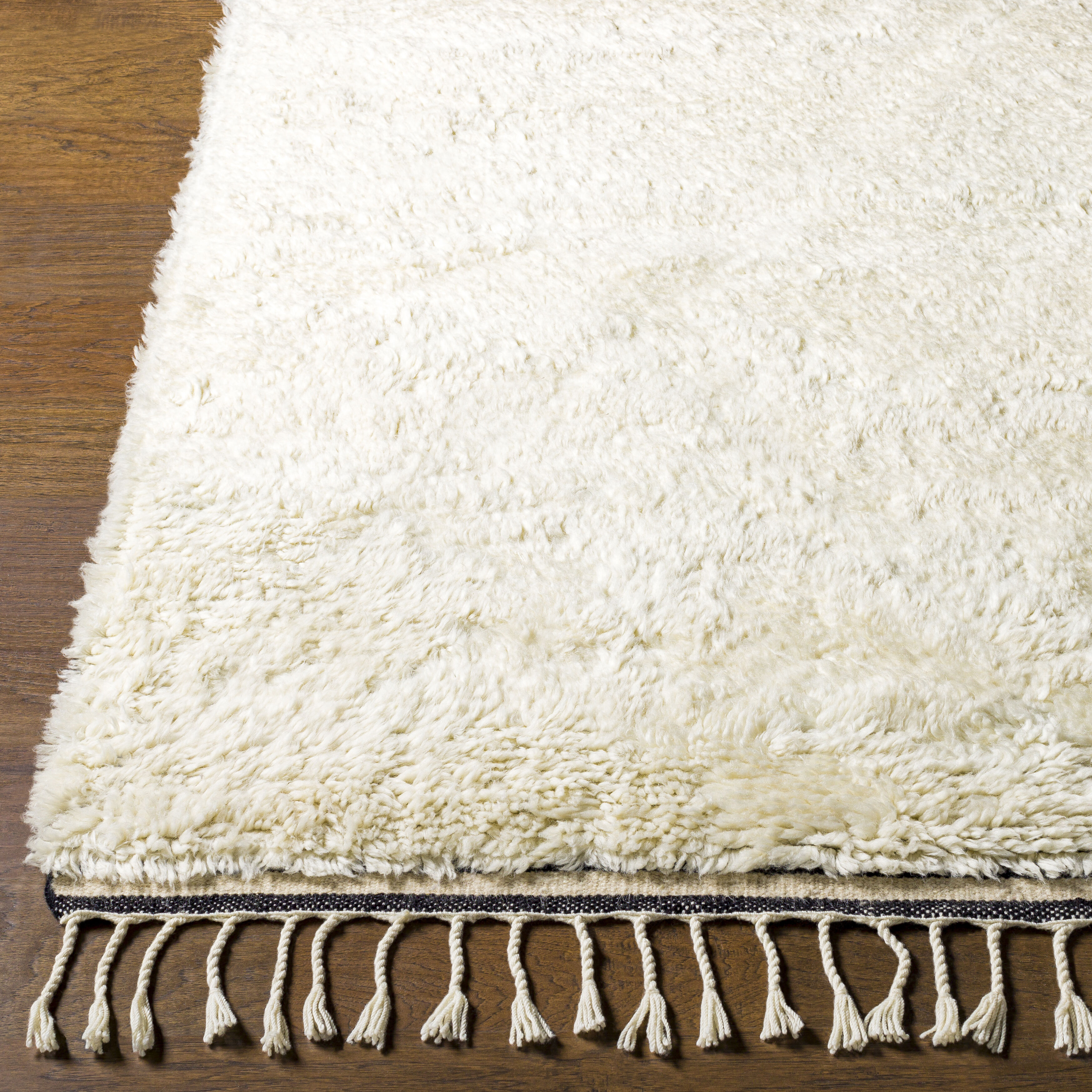 Sahara 120 X 96 inch Cream Rug in 8 x 10, Rectangle