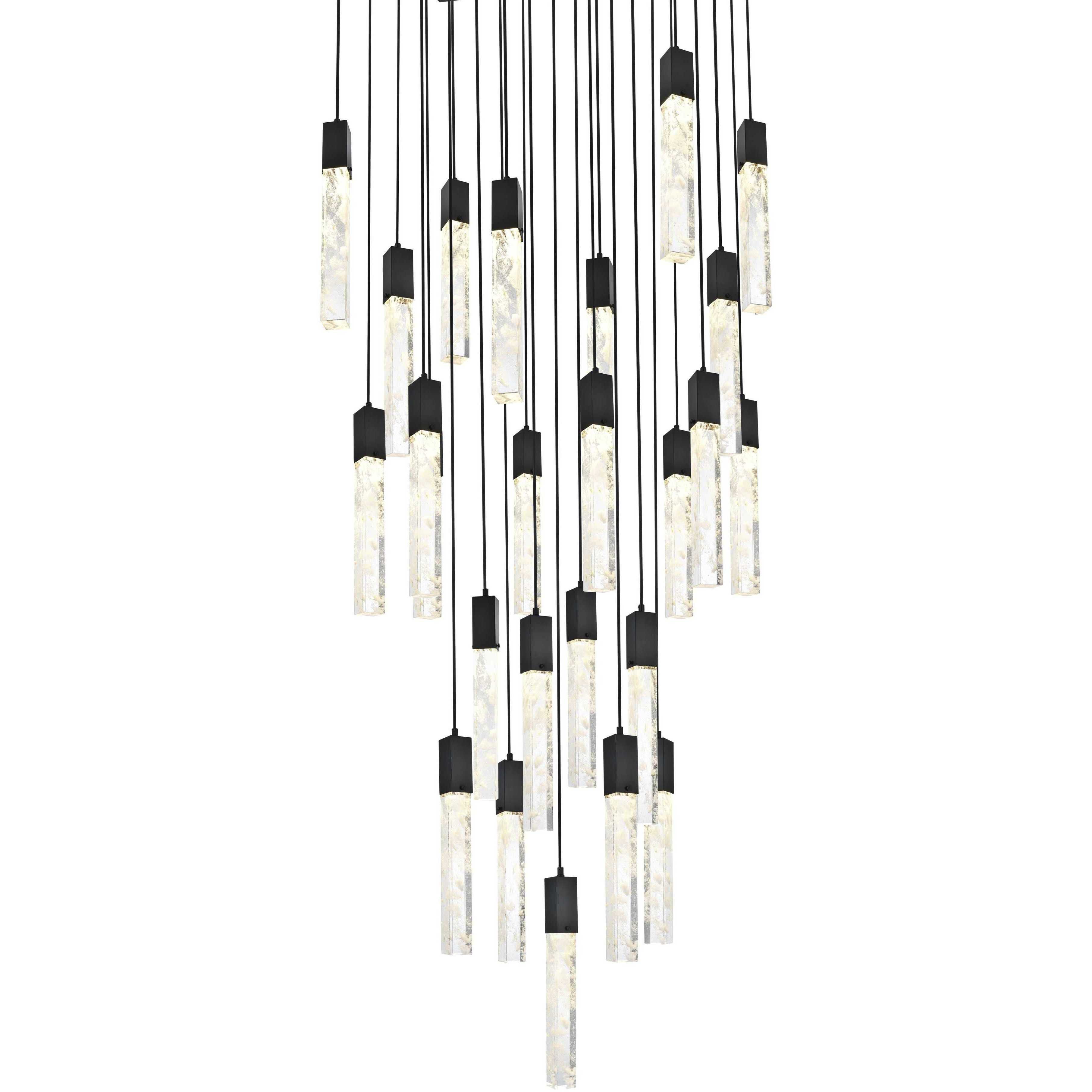 Aurora 16 Light 30 inch Satin Gold Chandelier Ceiling Light