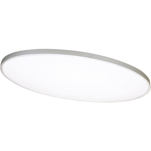 Ideal 1 Light 17 inch Satin Nickel Flush Mount Ceiling Light