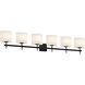 Fusion LED 52 inch Matte Black Bath Bar Wall Light