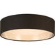 Orme LED 15.94 inch Black/Brushed Nickel Flush Mount Ceiling Light