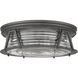 Cape Harbor 4 Light 20 inch Bronze Flush Mount Ceiling Light