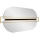 Trexell 71 X 32 inch Gold Mirror