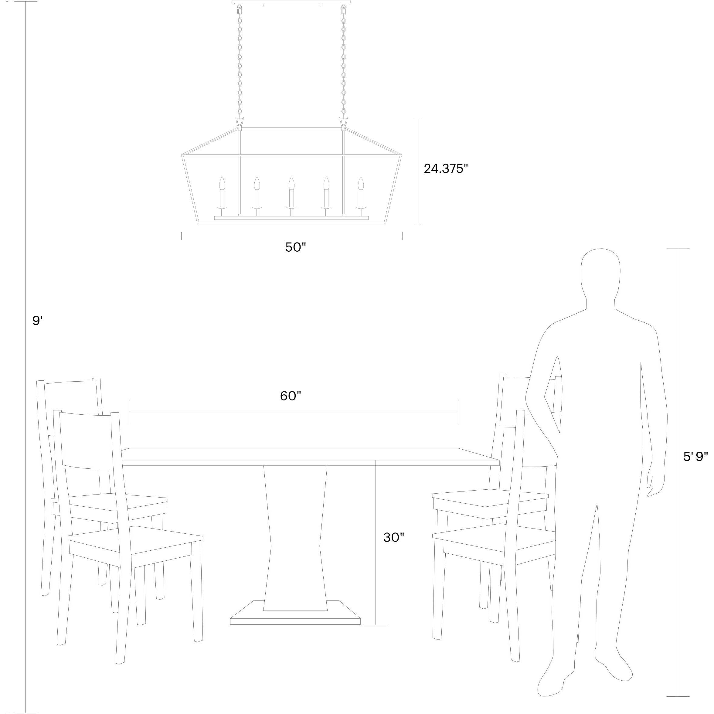 C&M by Chapman & Myers Dianna 5 Light 16.88 inch Brushed Nickel Chandelier Ceiling Light