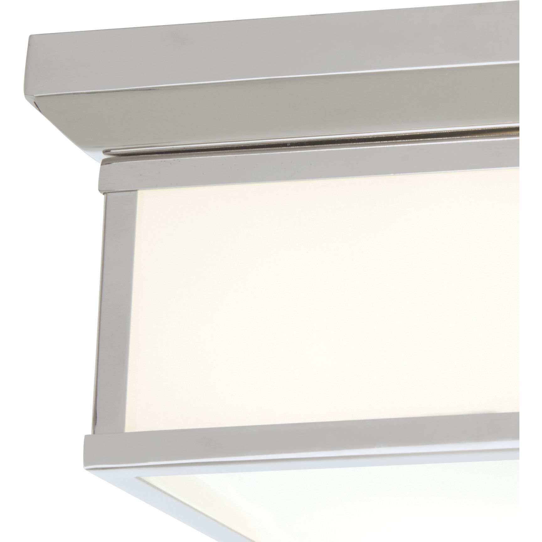 ML LED 16 inch Chrome Flush Mount Ceiling Light