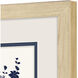 Indigo Sketch Blue Framed Art, Propac