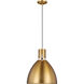 Sean Lavin Brynne LED 14.13 inch Burnished Brass Pendant Ceiling Light