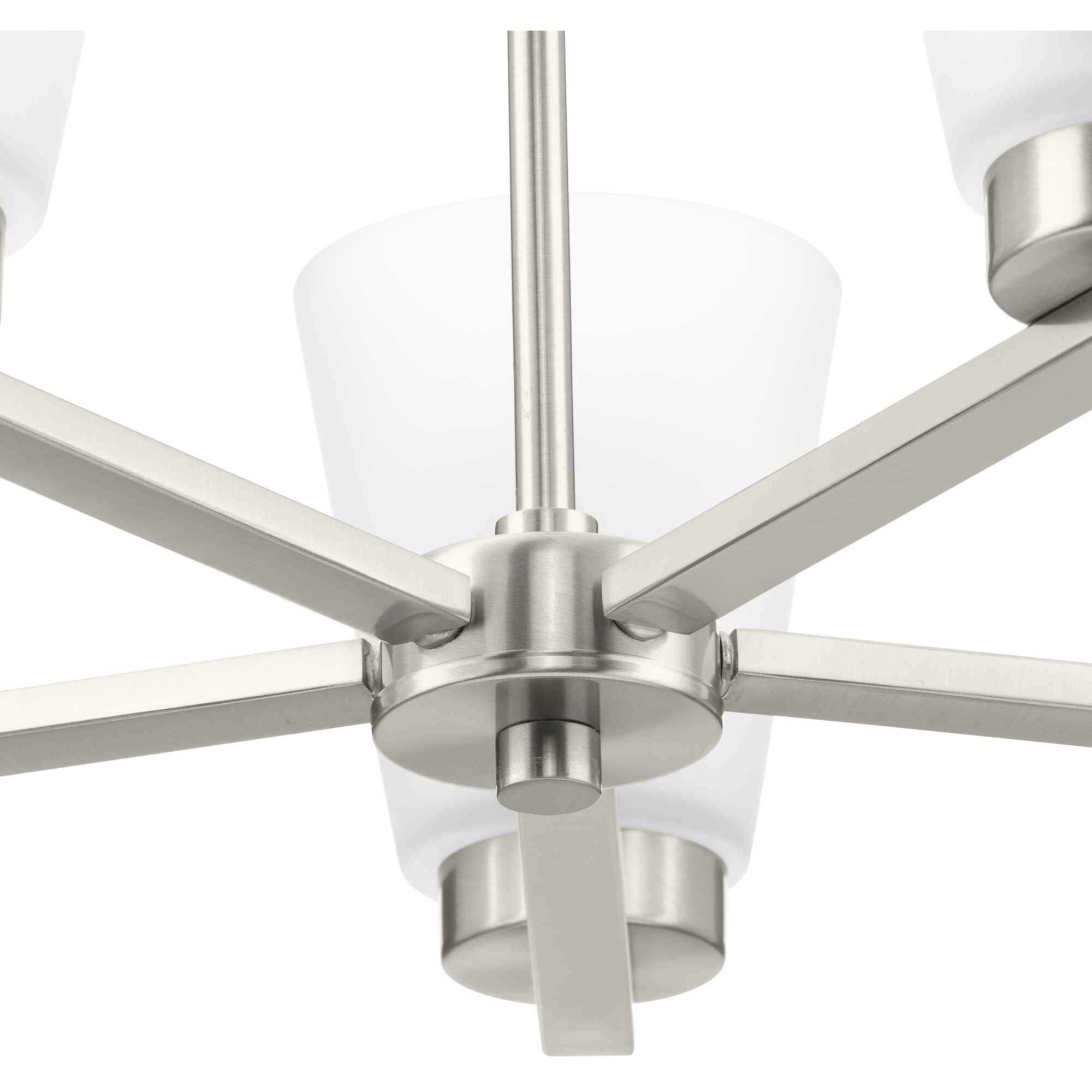 Tanner 5 Light 20.5 inch Brushed Nickel Chandelier Ceiling Light