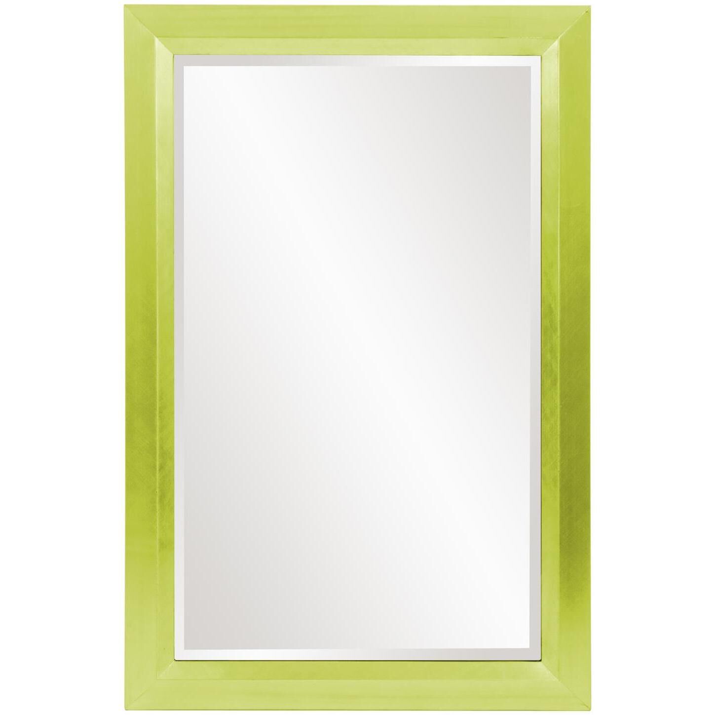 Avery 42 X 28 inch Glossy Green Wall Mirror