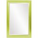 Avery 42 X 28 inch Glossy Green Wall Mirror