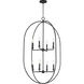 Martel 8 Light 30 inch Blacksmith Multi-Light Pendant Ceiling Light