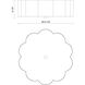 Alora Mood Blossom 3 Light 14.13 inch Matte Black Flush Mount Ceiling Light