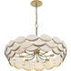 High Tide 8 Light 31 inch French Gold Pendant Ceiling Light